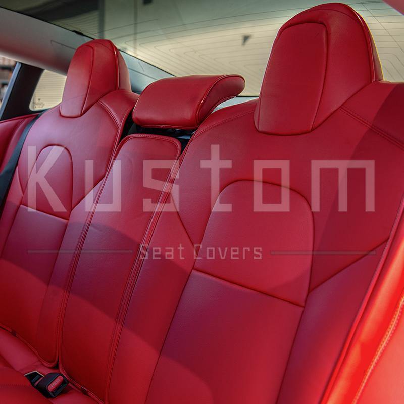 2017-21 Tesla Model 3 Custom Leather Seat Covers