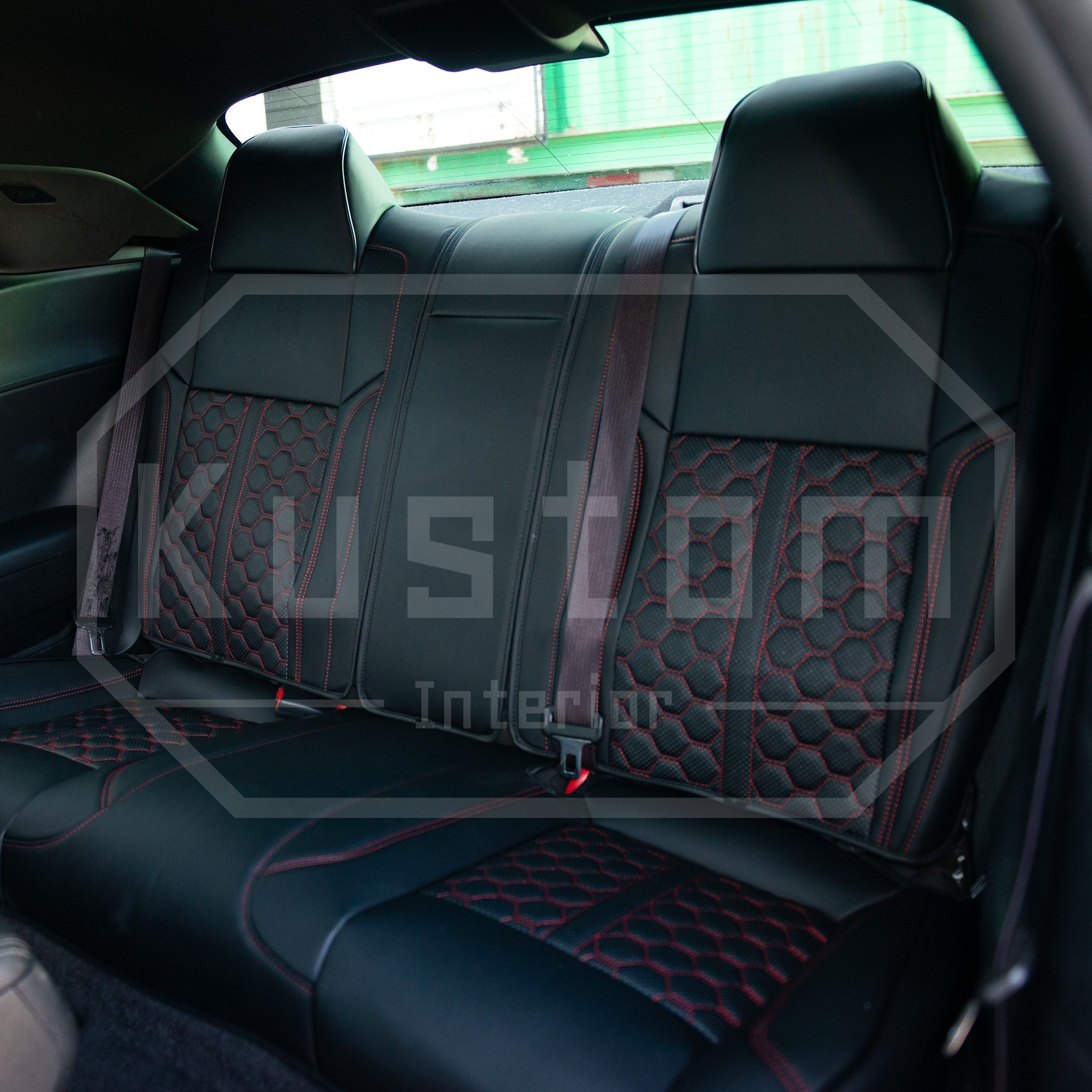 2015-Up Dodge Charger Custom Leather Seat Cover (Sport Seat)