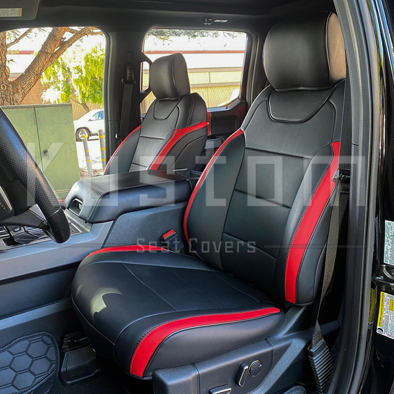 2015-Up Ford F-150 Raptor Custom Leather Seat Covers