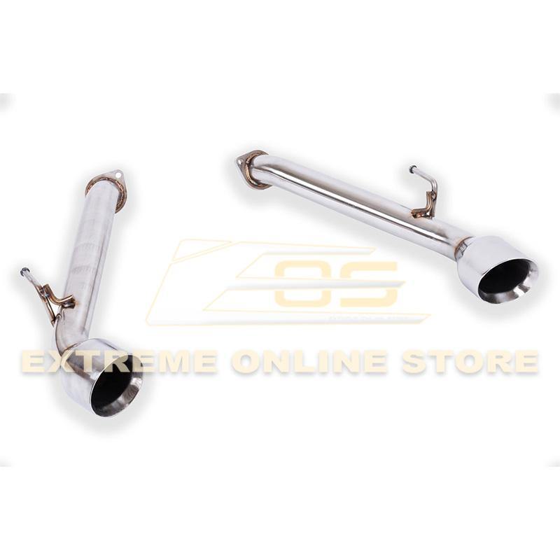 2017-Up Infiniti Q60 Muffler Delete Dual Tips Exhaust