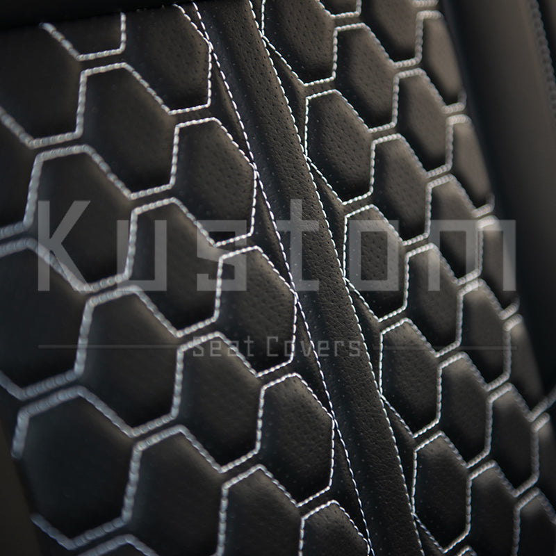 2019-Up Chevrolet Silverado Premium Custom Leather Seat Covers