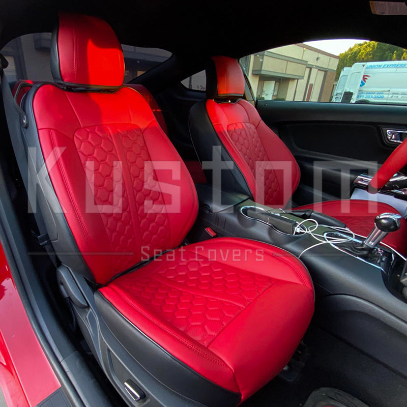 2015+ Ford Mustang Custom Leather Seat Covers
