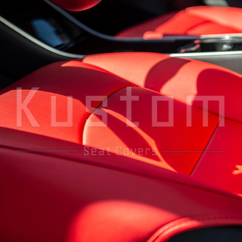 2017-21 Tesla Model 3 Custom Leather Seat Covers