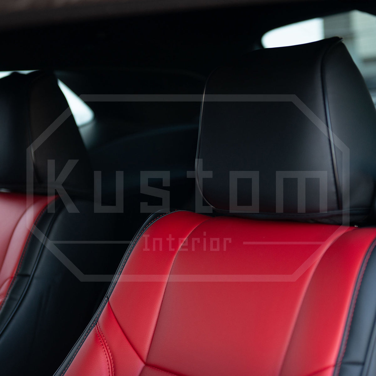 2015-Up Dodge Charger Custom Leather Seat Cover (Sport Seat)