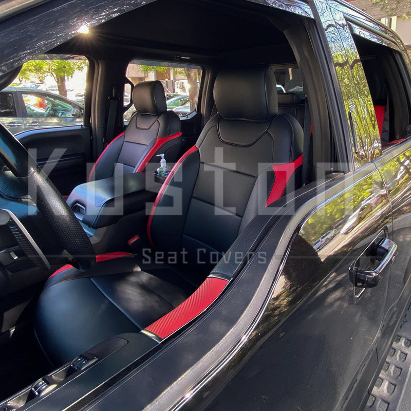 2015-Up Ford F-150 Raptor Custom Leather Seat Covers