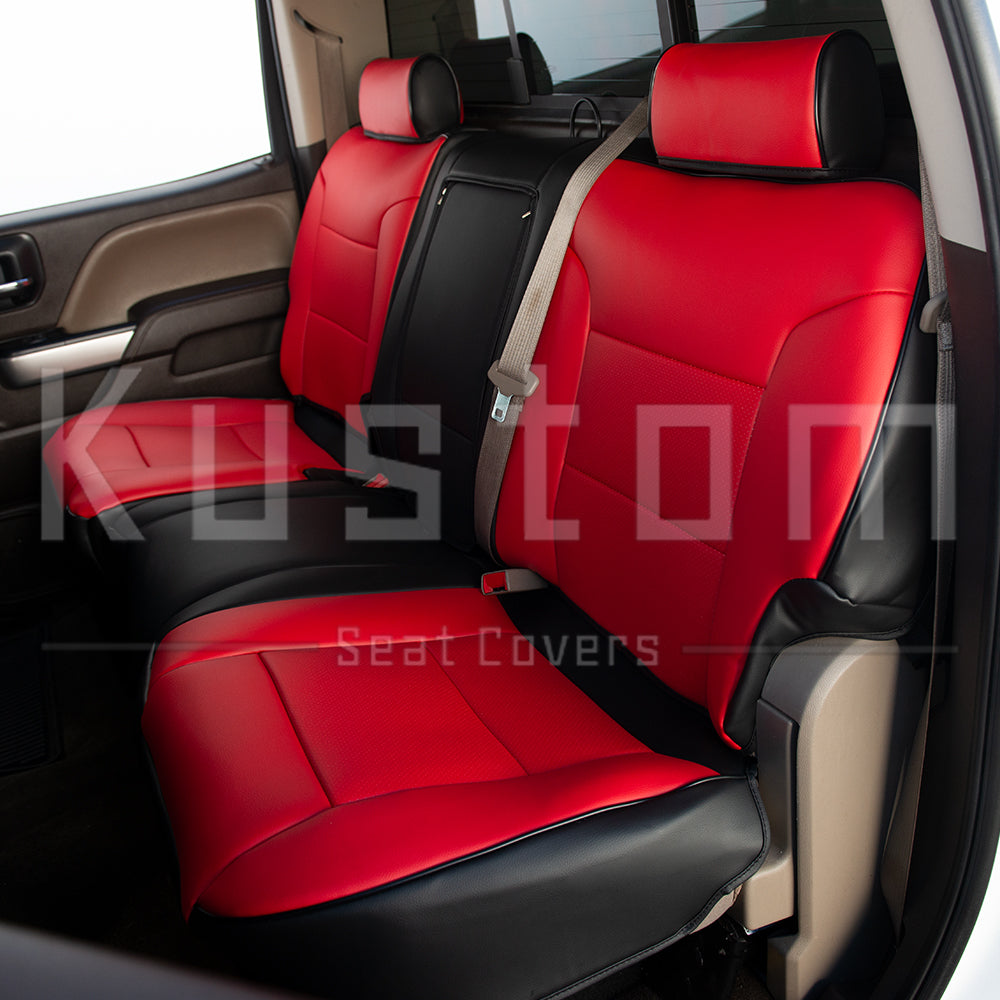 2014-18 Chevrolet Silverado Premium Custom Leather Seat Covers