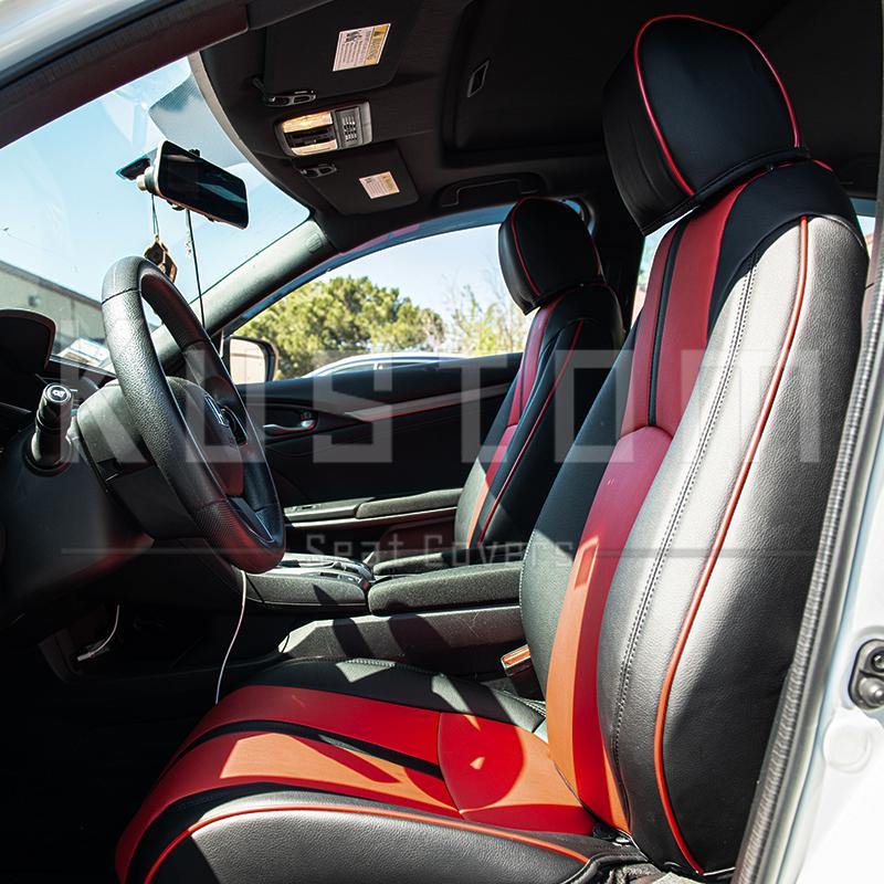 2016-Up Honda Civic Front Leather Seat Covers