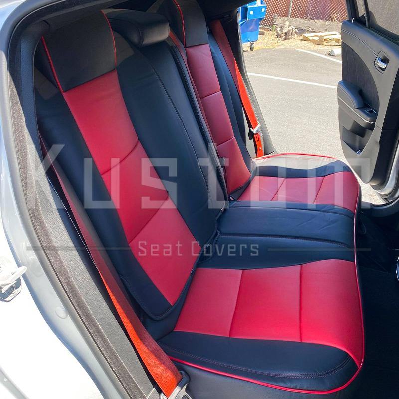 2015-Up Dodge Charger Custom Leather Seat Cover (Sport Seat)