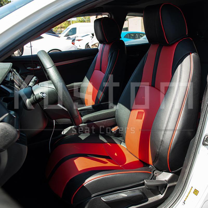 2016-Up Honda Civic Front Leather Seat Covers