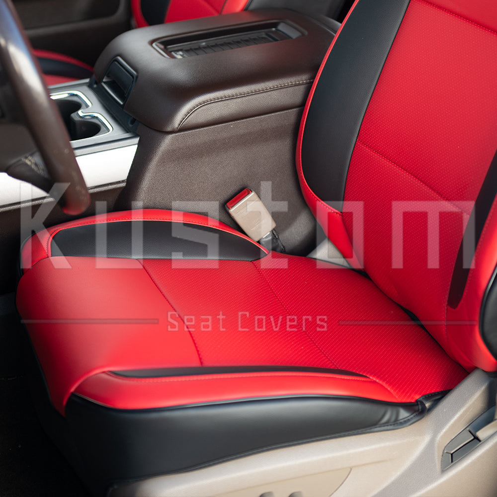 2014-18 Chevrolet Silverado Premium Custom Leather Seat Covers