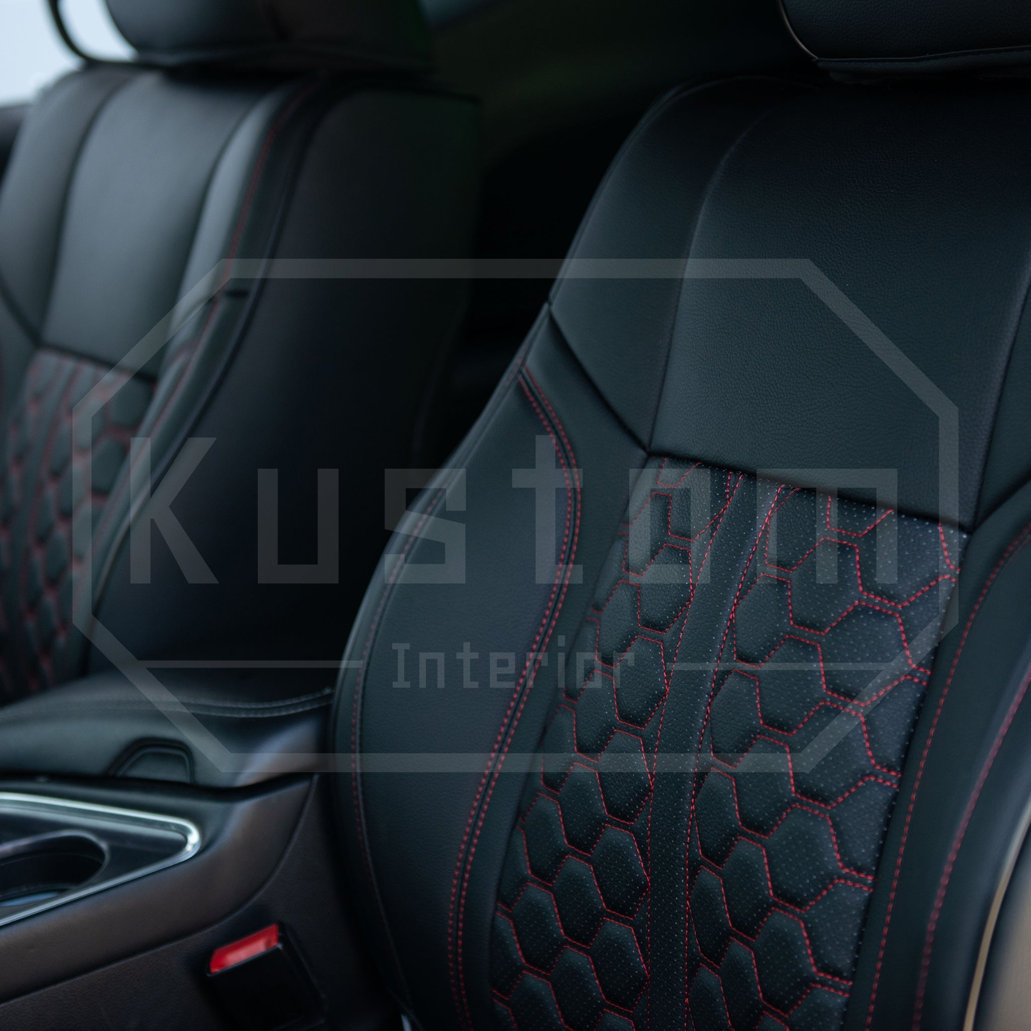 2015-Up Dodge Charger Custom Leather Seat Cover (Sport Seat)
