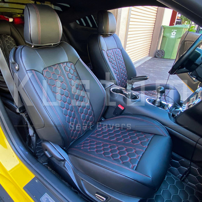 2015+ Ford Mustang Custom Leather Seat Covers
