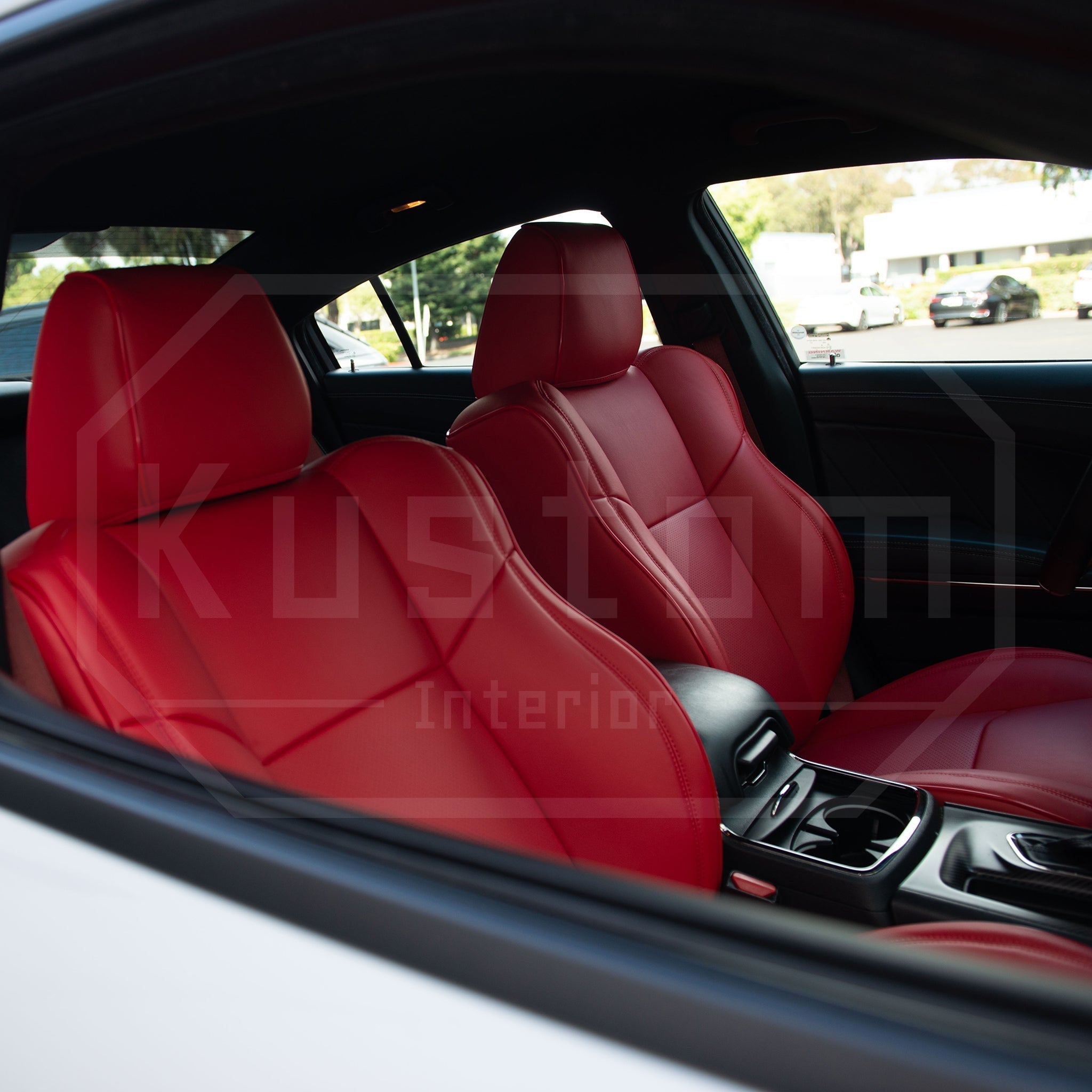 2015-Up Dodge Charger Premium Custom Seat Covers (Performance Seat)