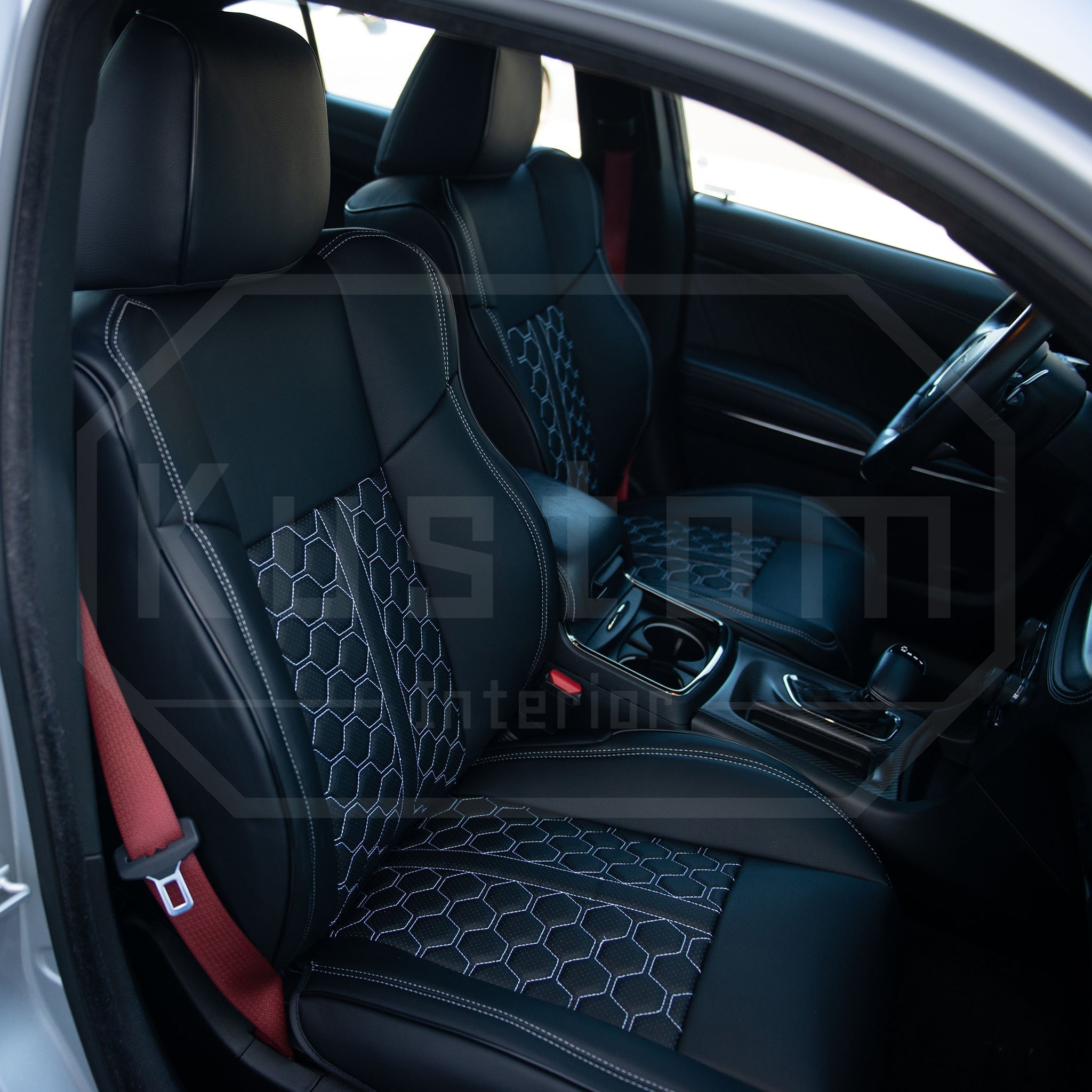 2015-Up Dodge Challenger Custom Leather Seat Covers (Performance Seat)
