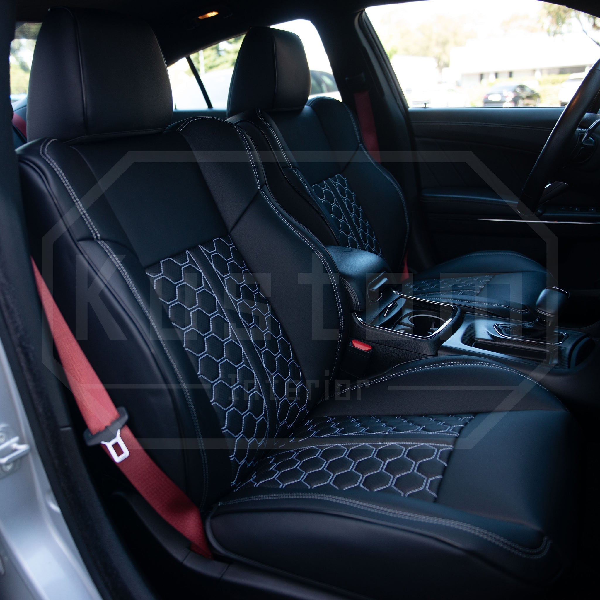 2015-Up Dodge Charger Premium Custom Seat Covers (Performance Seat)