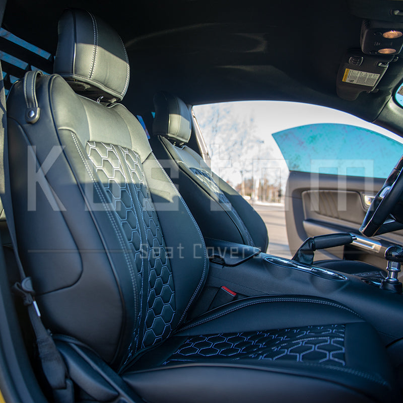 2015+ Ford Mustang Custom Leather Seat Covers
