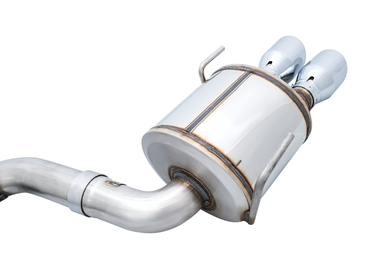 AWE Touring Edition Exhaust for VB Subaru WRX - Chrome Silver Tips