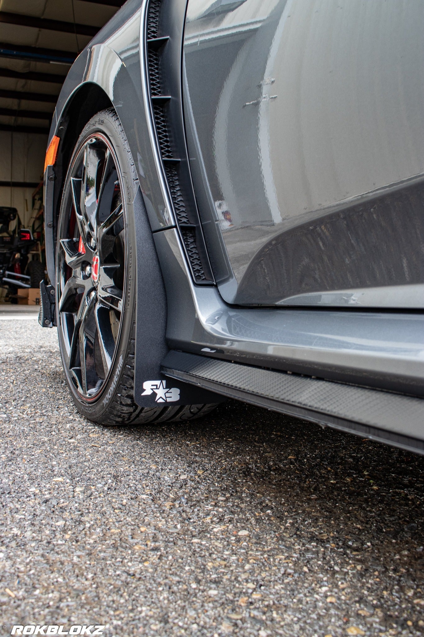 Honda Civic Type R 2017-2021 Rally Mud Flaps