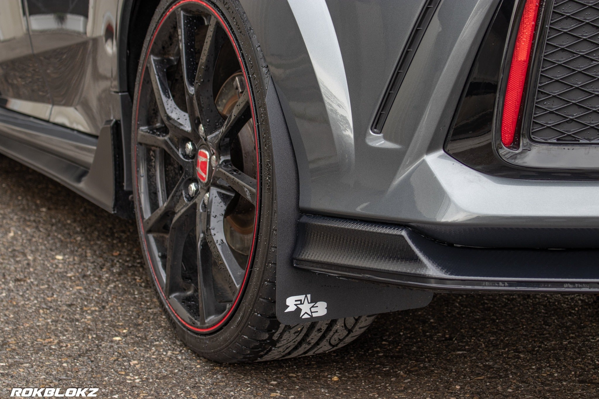 Honda Civic Type R 2017-2021 Rally Mud Flaps