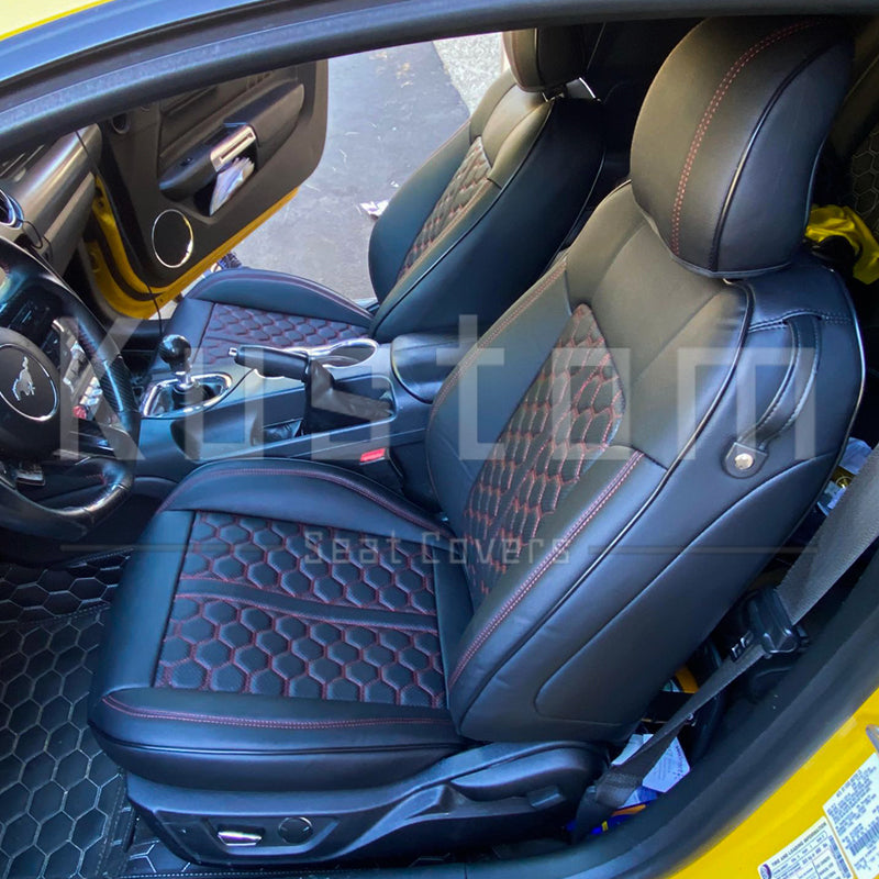 2015+ Ford Mustang Custom Leather Seat Covers