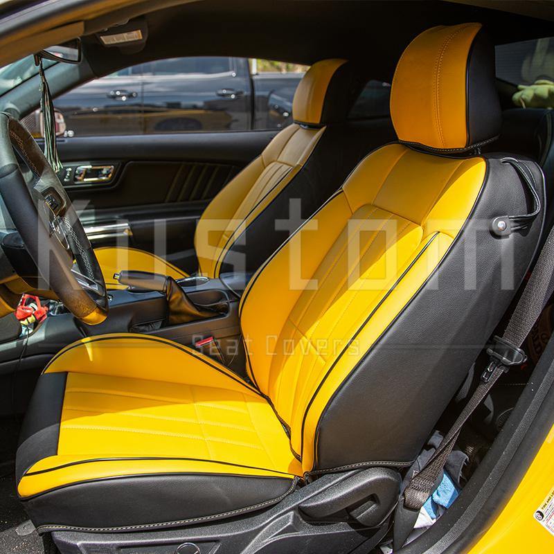 2015+ Ford Mustang Custom Leather Seat Covers