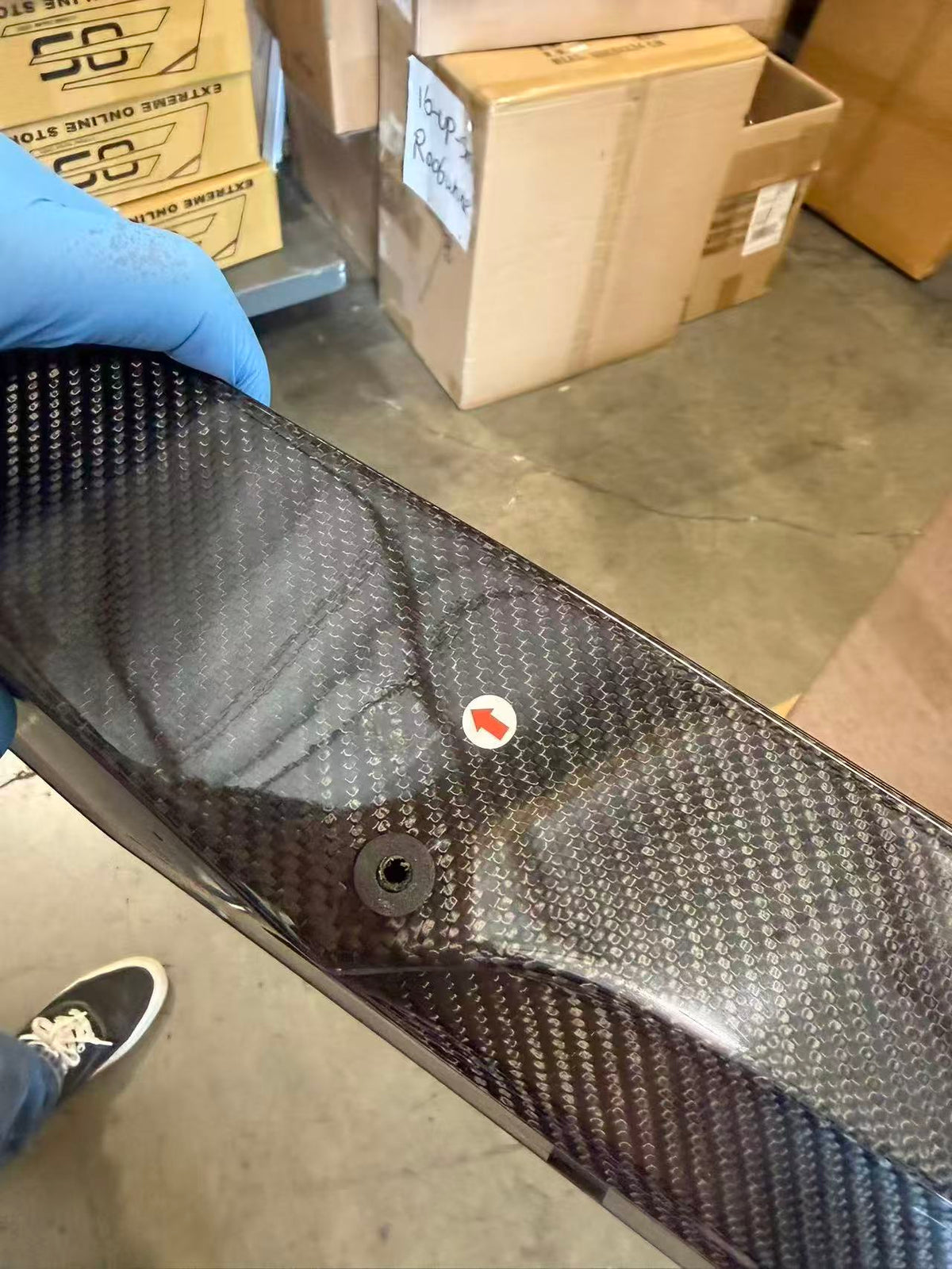 Blemished / Outlet - 2009-15 Cadillac CTS-V Sedan Full Carbon Fiber Wickerbill Rear Trunk Spoiler