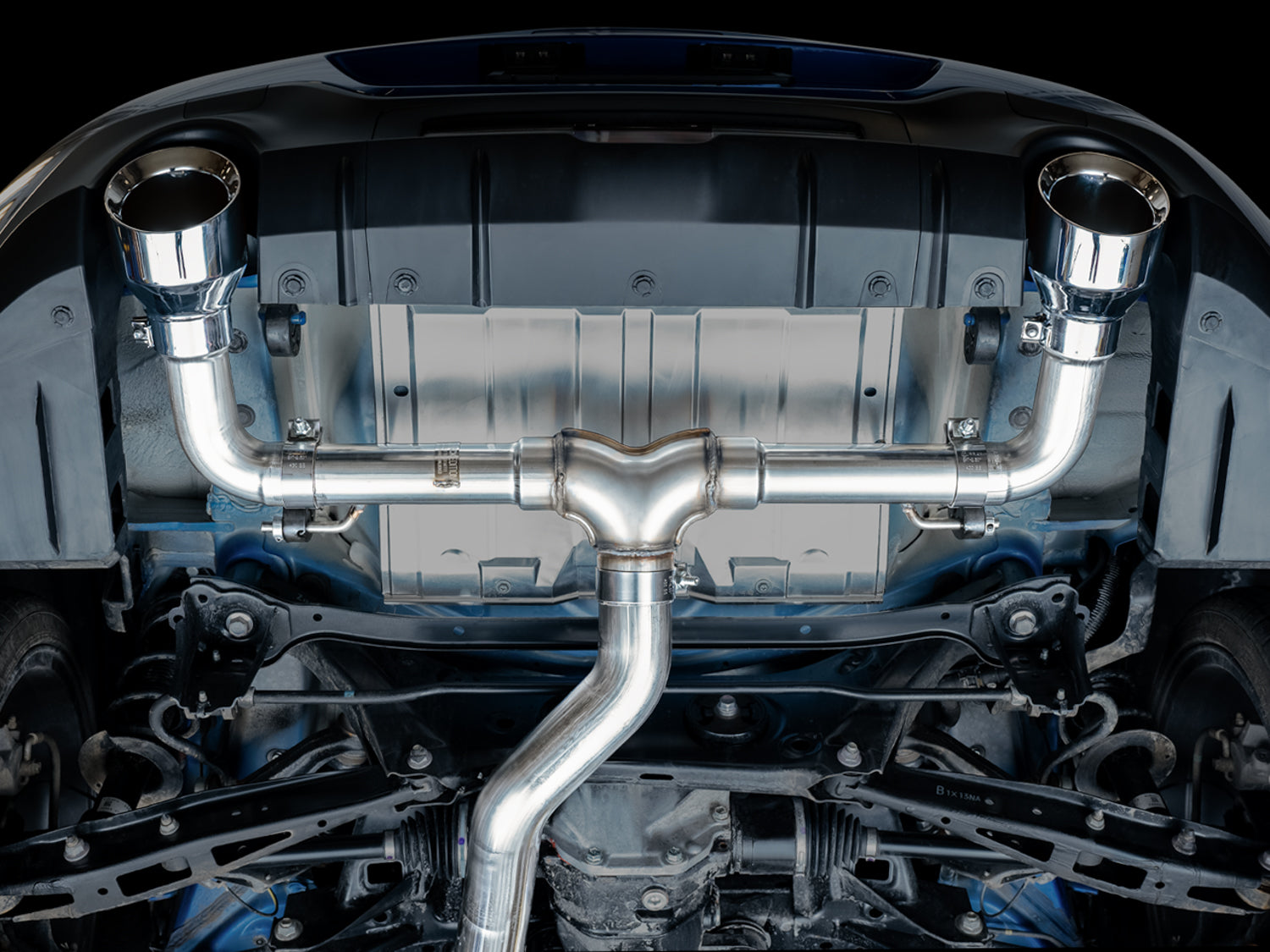 AWE Track Edition Exhaust for Subaru BRZ / Toyota GR86 / Toyota 86 / Scion FR-S - Chrome Silver Tips