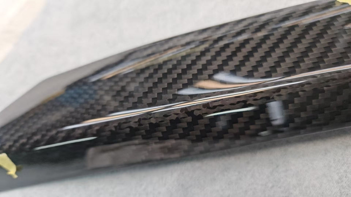 Blemished / Outlet - Corvette C8 Z51 DRY CARBON FIBER Rear Spoiler Add-On Wickers Extension