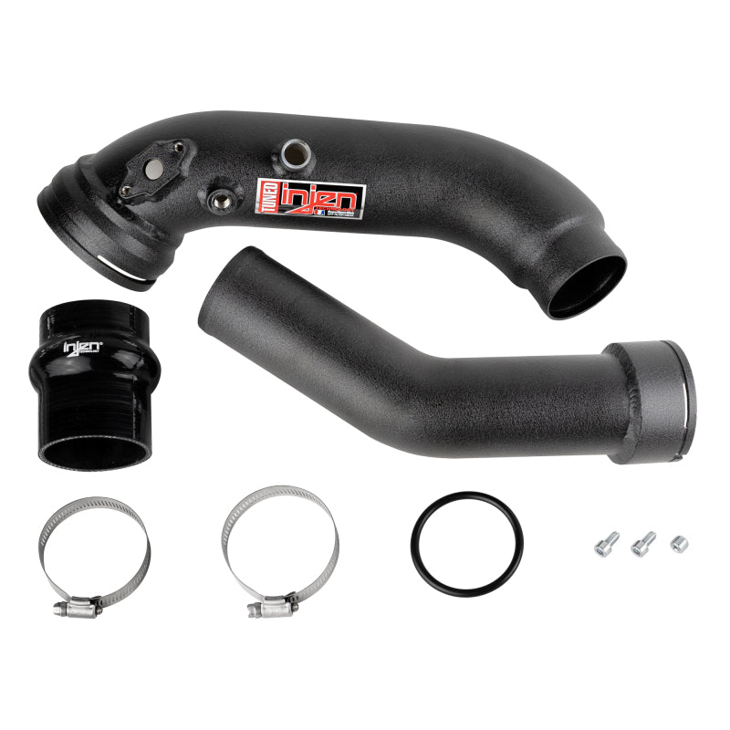 16-20 BMW L6-3.0L/ Turbo/ Twin Turbo/L4-2.0L/ L6-2.5L Wrinkle Black Turbo SES Intercooler Pipes-Intercooler Pipe Kits-Grocery Getter Performance