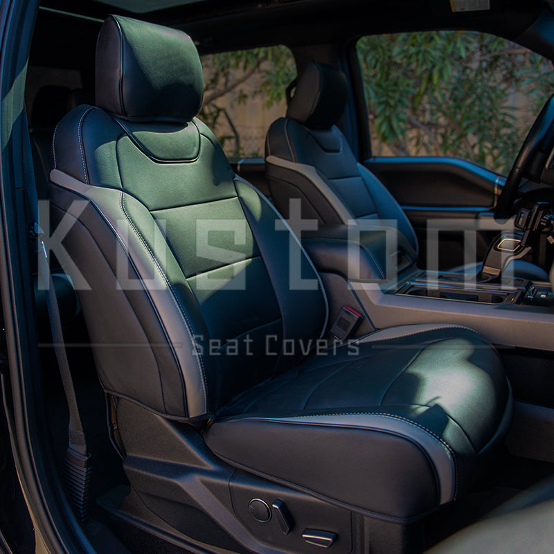 2015-Up Ford F-150 Raptor Custom Leather Seat Covers