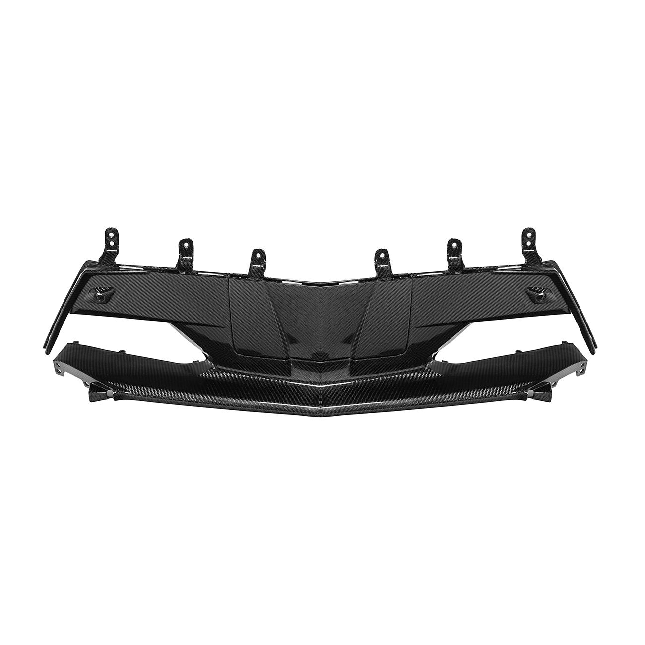 Chevrolet Corvette C8 DRY CARBON FIBER Fascia Panel Grille Cover