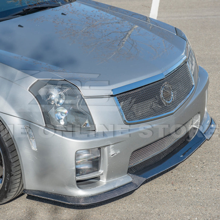 2003-08 Cadillac CTS-V | CARBON FIBER Package Front Bumper Lower Lip Splitter