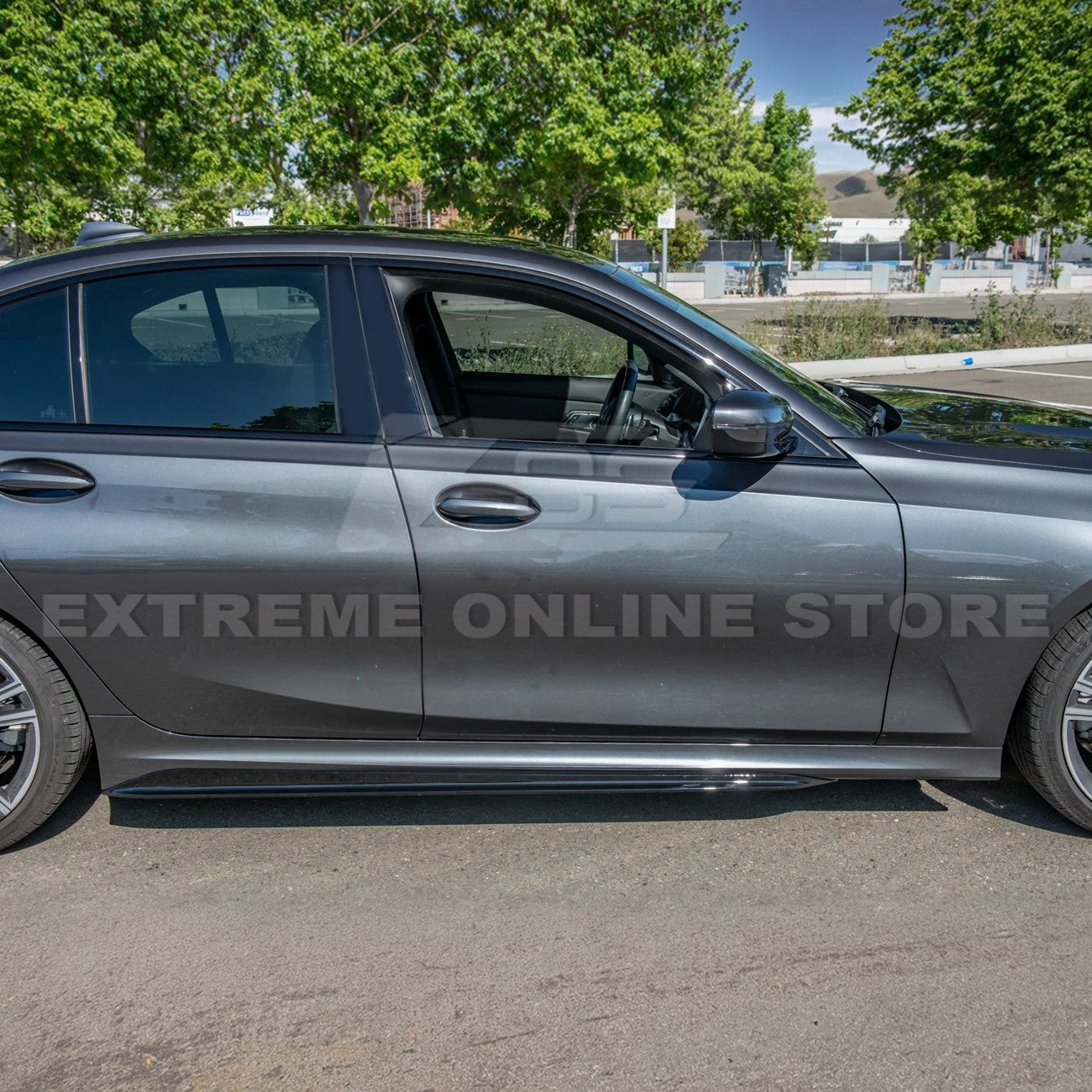 2019-Up BMW G20 M-Sport Front Lip Splitter & Side Skirt Pair