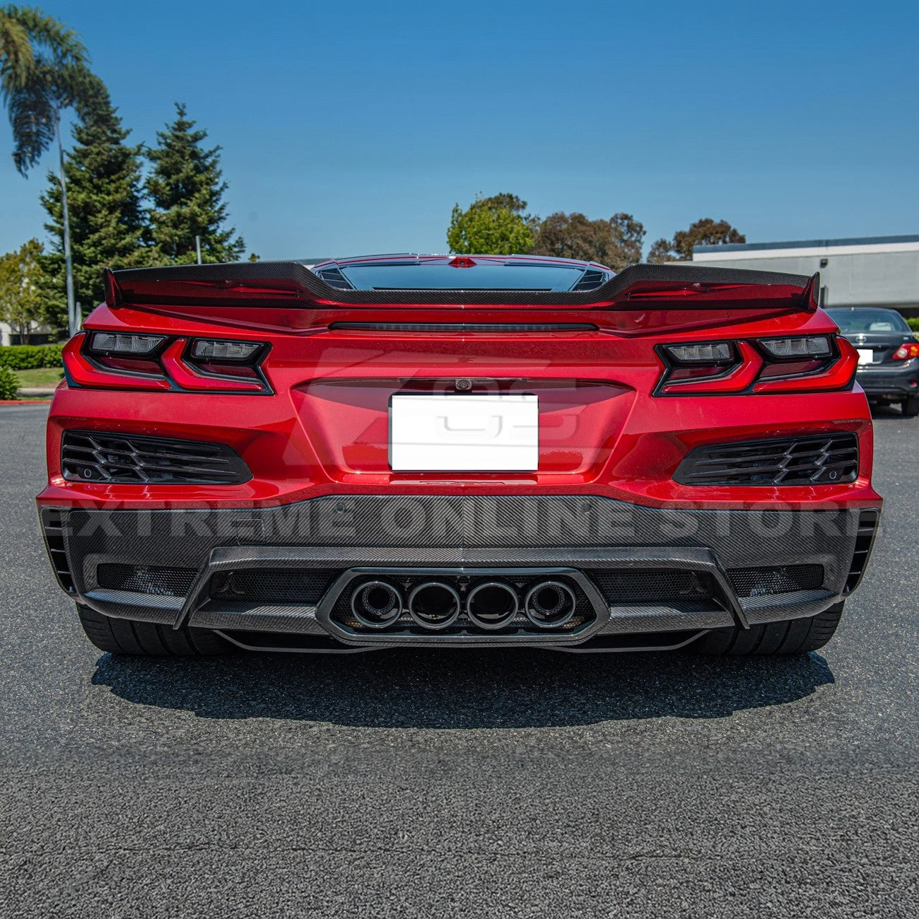 Chevrolet Corvette C8 Z06 DRY CARBON FIBER Rear Side Vent Cover