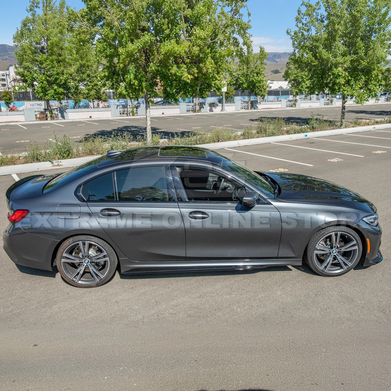 2019-Up BMW G20 M-Sport Front Lip Splitter & Side Skirt Pair