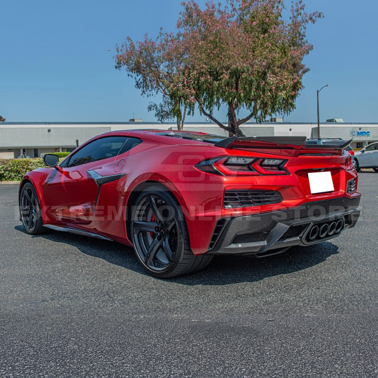 Chevrolet Corvette C8 Z06 DRY CARBON FIBER Rear Side Vent Cover