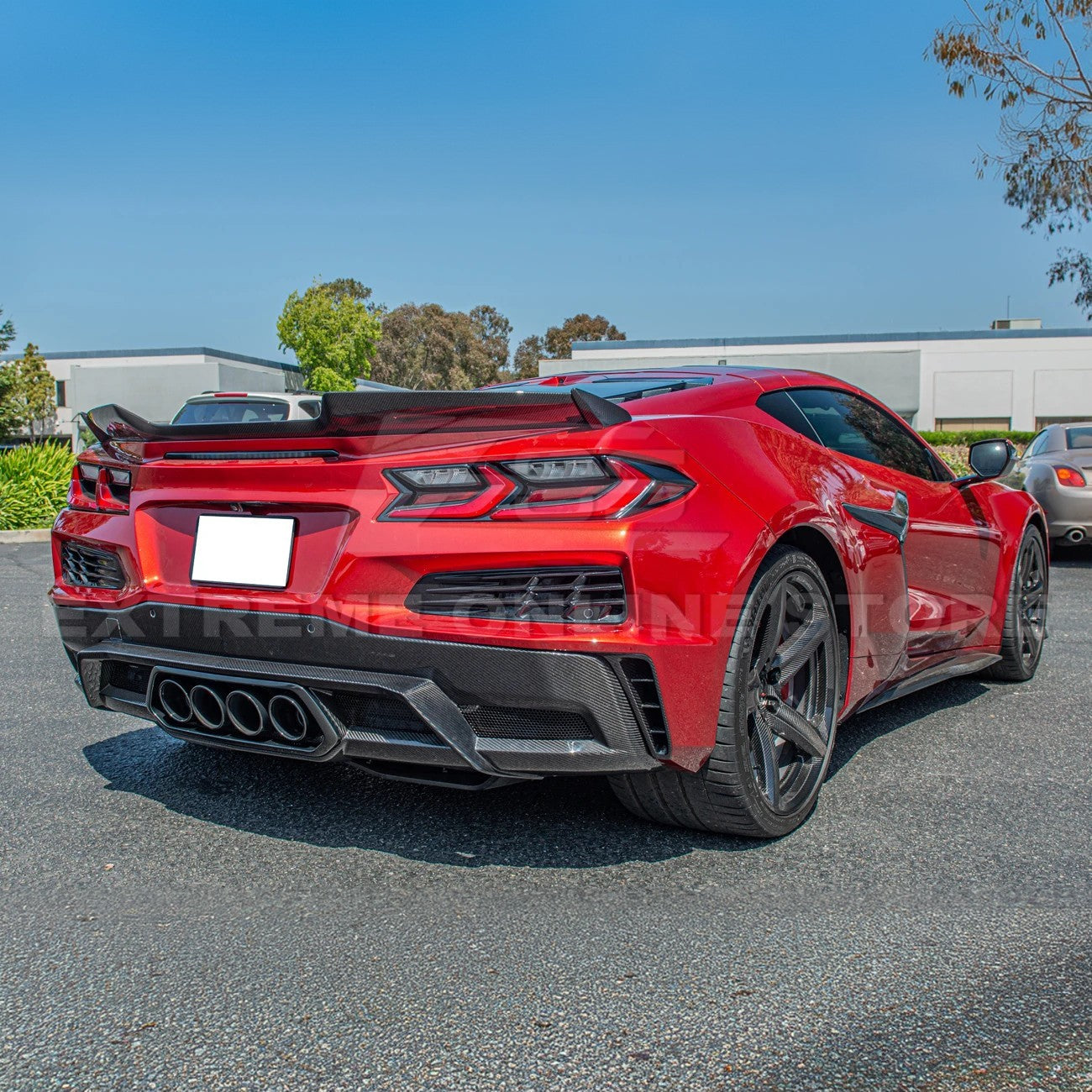 Chevrolet Corvette C8 Z06 DRY CARBON FIBER Rear Side Vent Cover