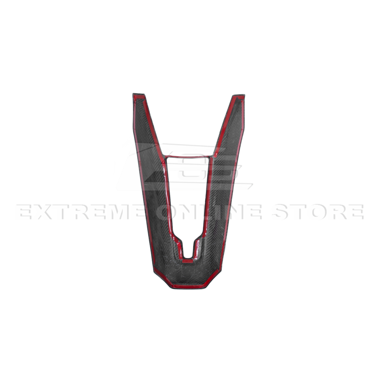 Corvette C8 DRY CARBON FIBER Waterfall Console Cover