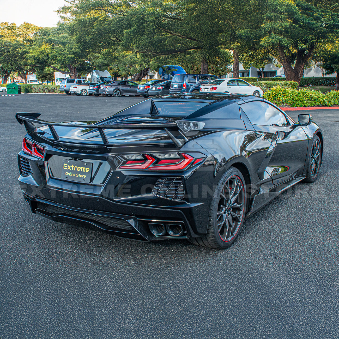 5VM Package Corvette C8 Stingray DRY CARBON FIBER Rear Spoiler