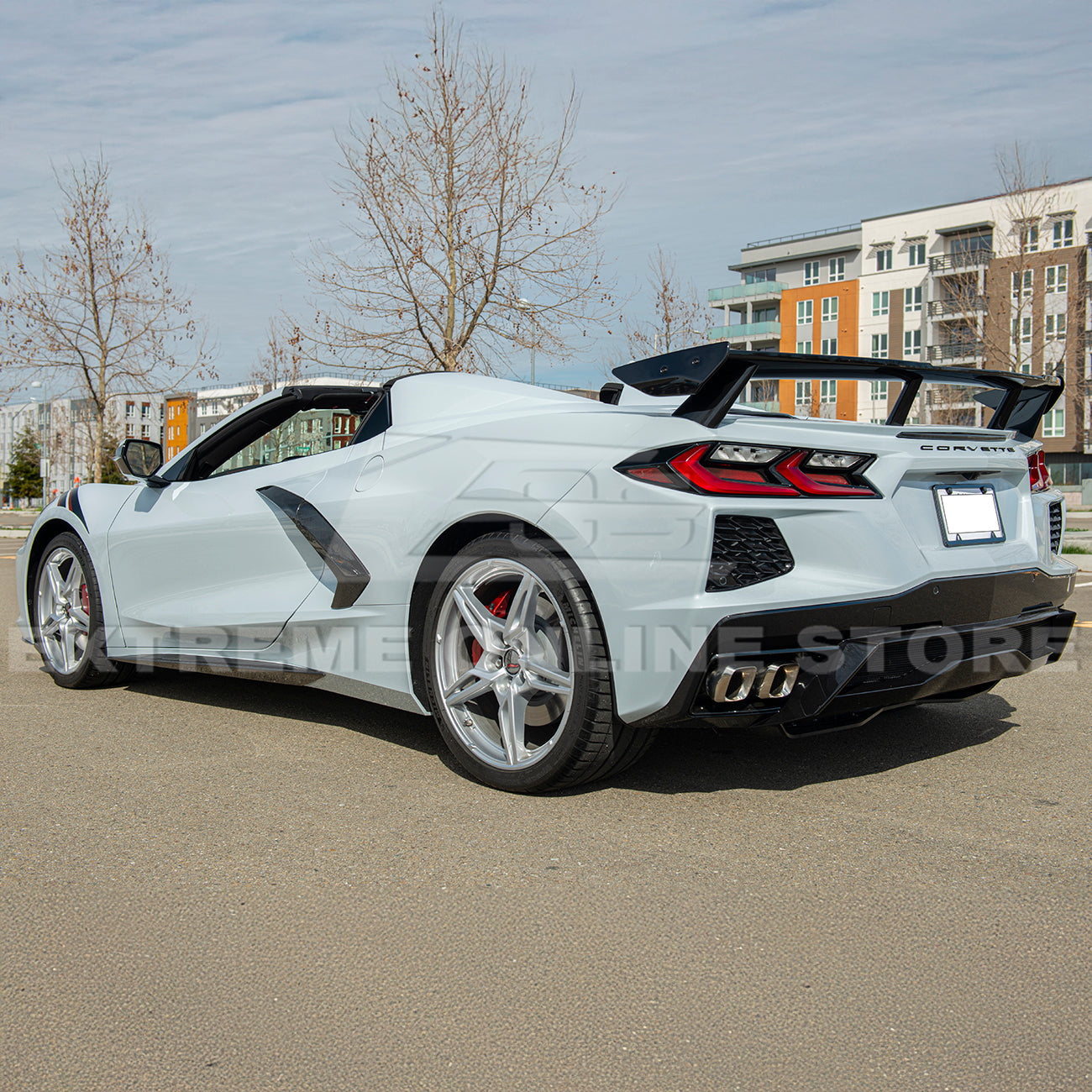 5VM Package Corvette C8 Stingray DRY CARBON FIBER Rear Spoiler