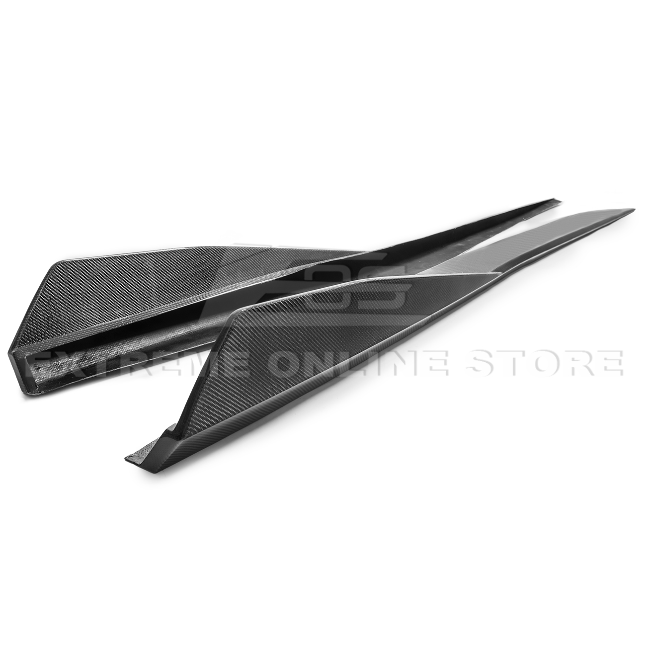 Chevrolet Corvette C8 DRY CARBON FIBER 5VM Side Skirts