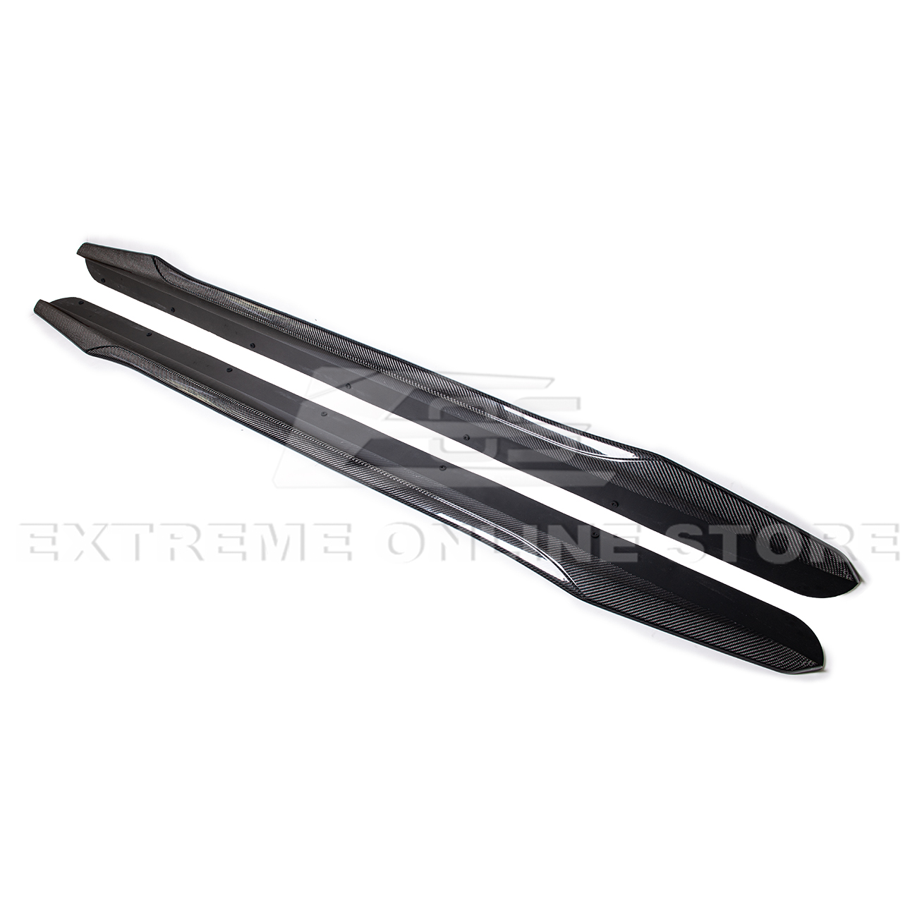 2003-08 Cadillac CTS-V | CARBON FIBER Package Front Lip Splitter & Side Skirts