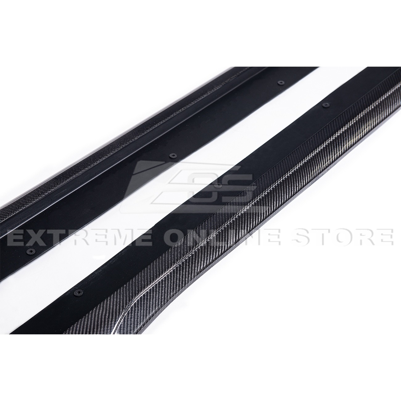 2003-08 Cadillac CTS-V | CARBON FIBER Package Front Lip Splitter & Side Skirts