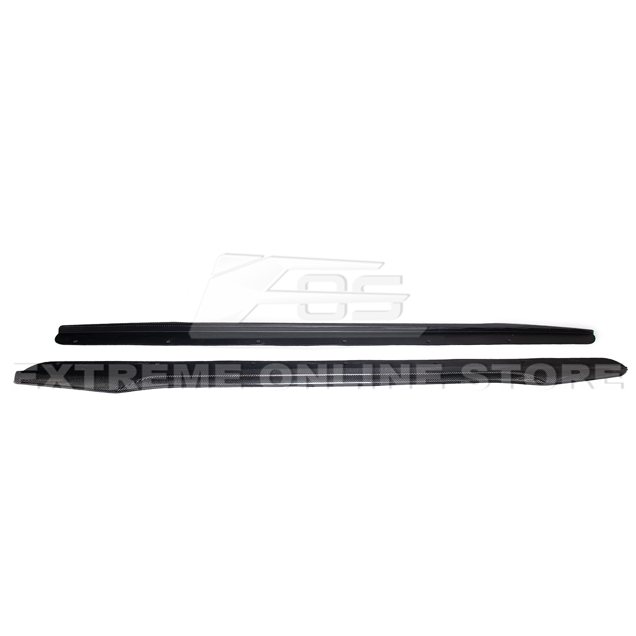 2003-08 Cadillac CTS-V | CARBON FIBER Package Front Lip Splitter & Side Skirts