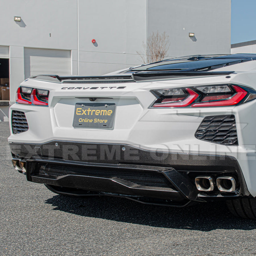 Chevrolet Corvette C8 DRY CARBON FIBER Rear Diffuser