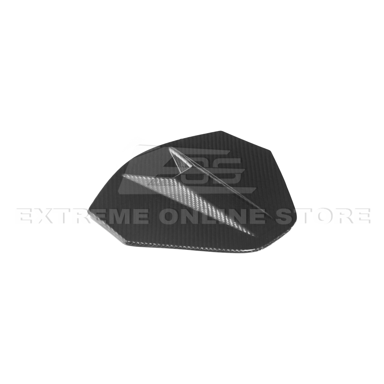 Corvette C8 Coupe DRY CARBON FIBER Rear Decklid Camera Cover
