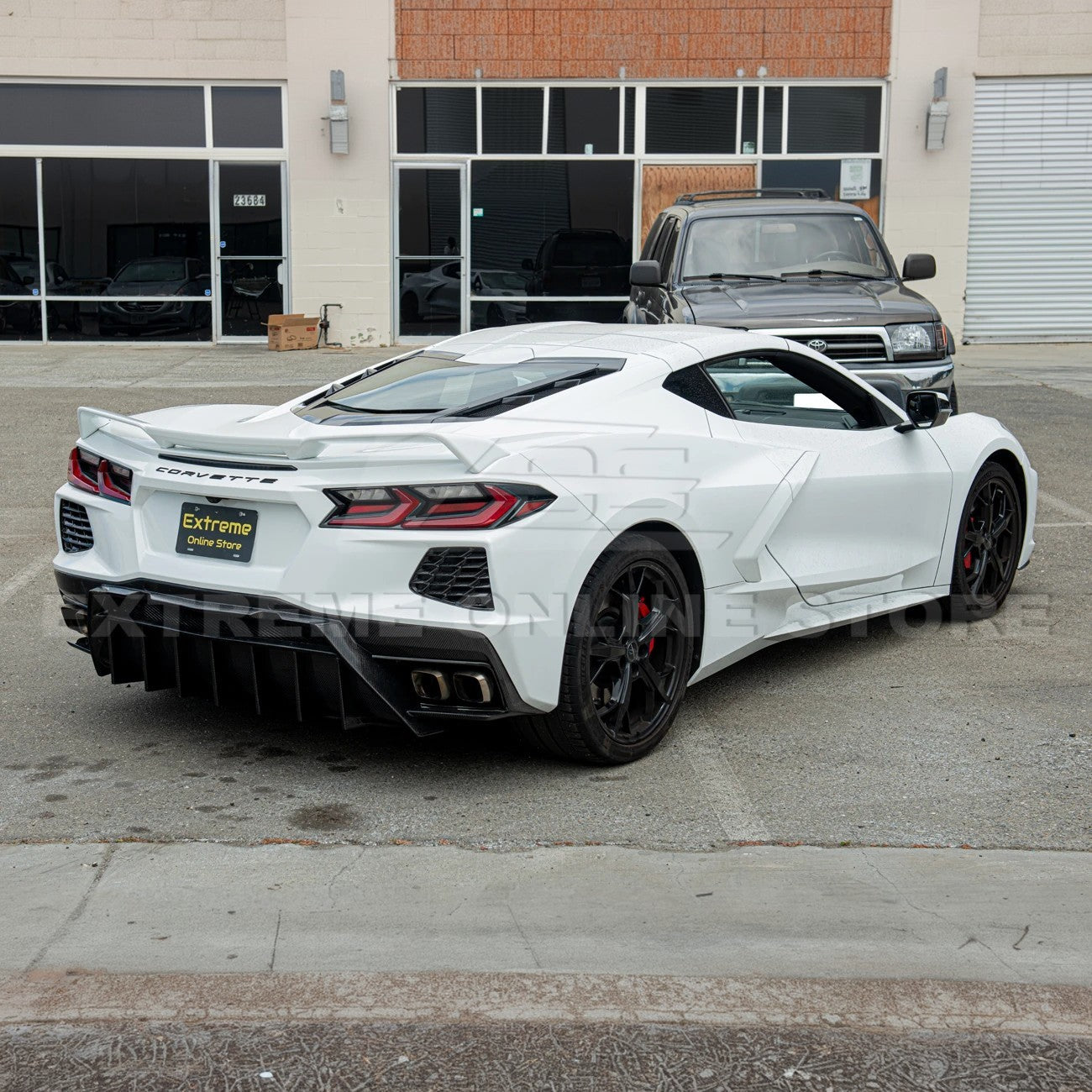Chevrolet Corvette C8 DRY CARBON FIBER Rear Grill Cover