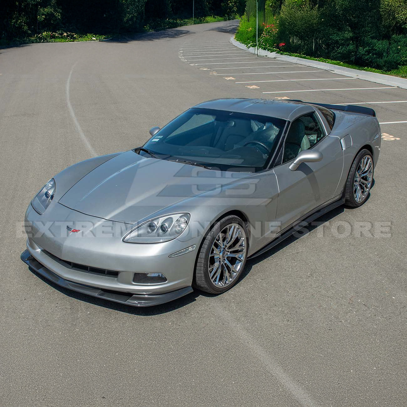 Corvette C6 Base Extended Front Splitter Lip | ZR1 Conversion Package