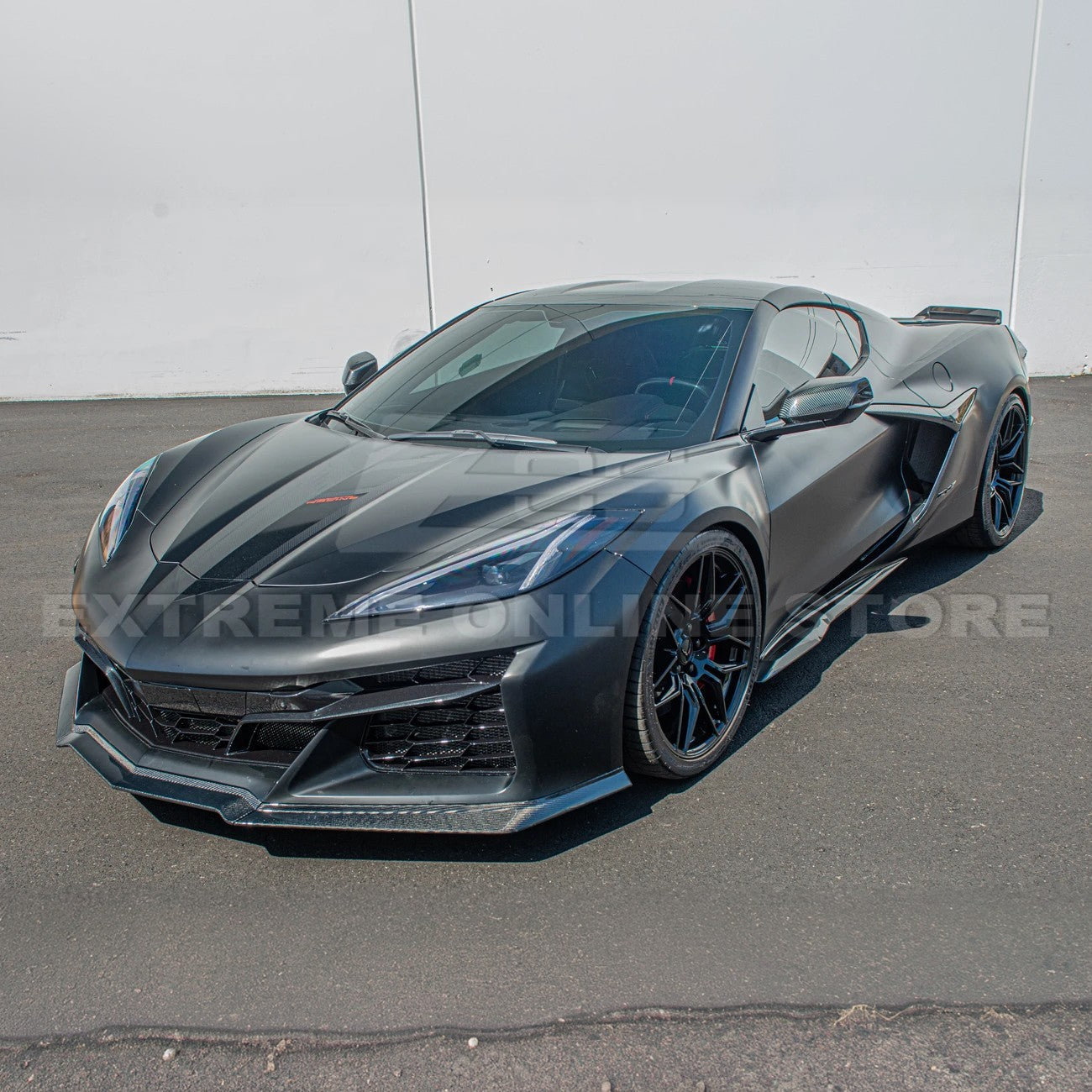 Corvette C8 Z06 / E-Ray DRY CARBON FIBER Front Splitter [Z07 Package]
