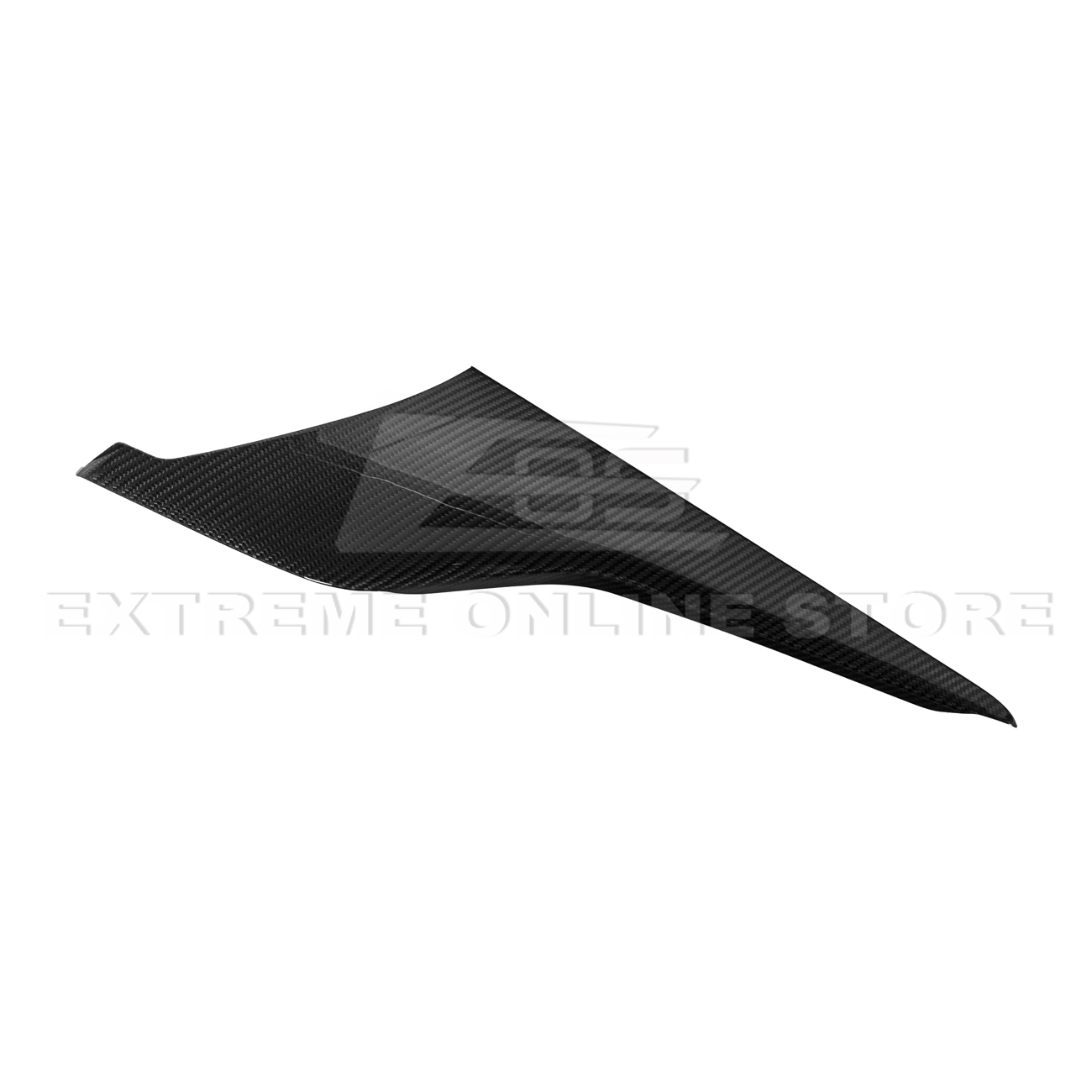 Corvette C8 DRY CARBON FIBER Center Console Side Upper Trim Cover
